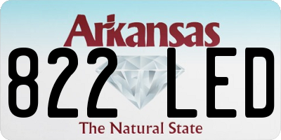 AR license plate 822LED