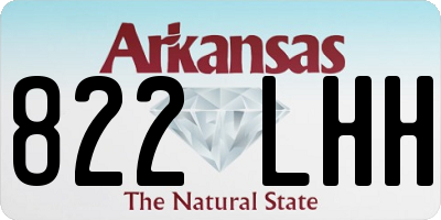 AR license plate 822LHH