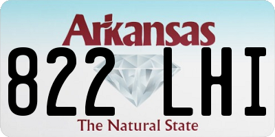 AR license plate 822LHI
