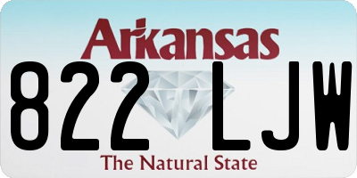 AR license plate 822LJW