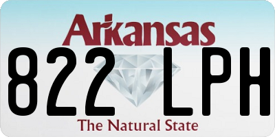 AR license plate 822LPH