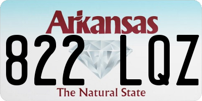 AR license plate 822LQZ