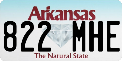 AR license plate 822MHE