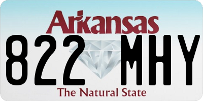 AR license plate 822MHY