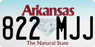 AR license plate 822MJJ