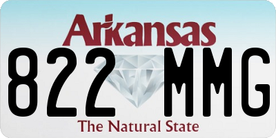 AR license plate 822MMG