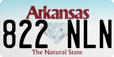 AR license plate 822NLN