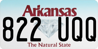 AR license plate 822UQQ