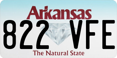 AR license plate 822VFE