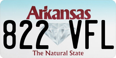 AR license plate 822VFL