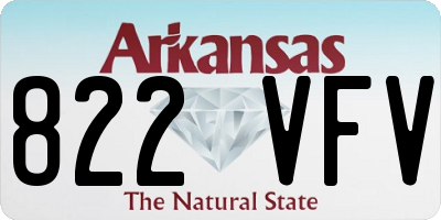 AR license plate 822VFV