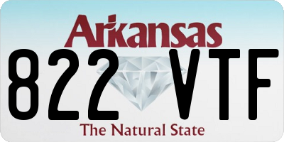 AR license plate 822VTF