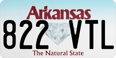 AR license plate 822VTL