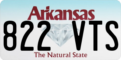 AR license plate 822VTS