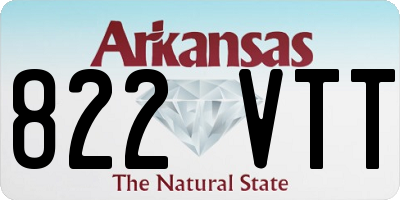 AR license plate 822VTT
