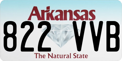 AR license plate 822VVB