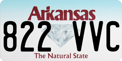 AR license plate 822VVC