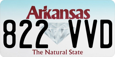 AR license plate 822VVD