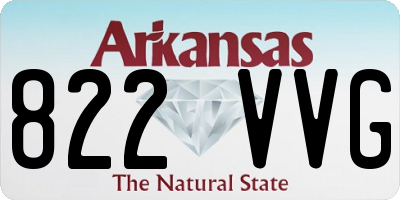 AR license plate 822VVG