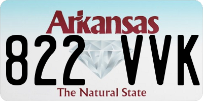 AR license plate 822VVK