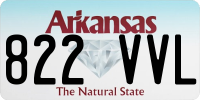 AR license plate 822VVL