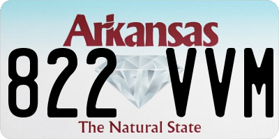 AR license plate 822VVM