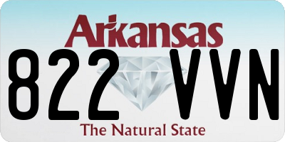 AR license plate 822VVN