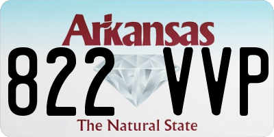 AR license plate 822VVP