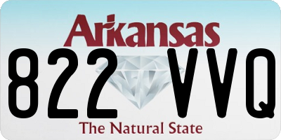 AR license plate 822VVQ
