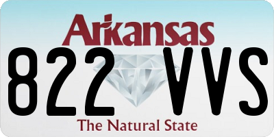 AR license plate 822VVS