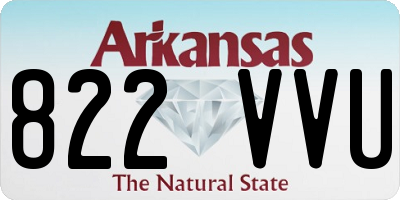 AR license plate 822VVU