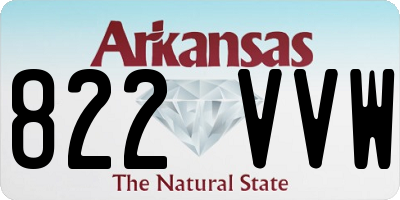 AR license plate 822VVW