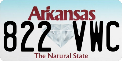 AR license plate 822VWC