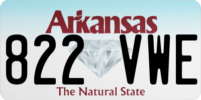 AR license plate 822VWE