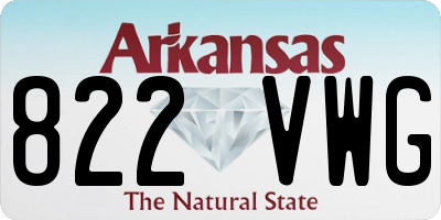 AR license plate 822VWG