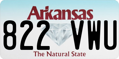 AR license plate 822VWU