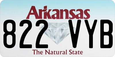AR license plate 822VYB