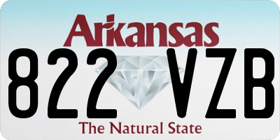 AR license plate 822VZB