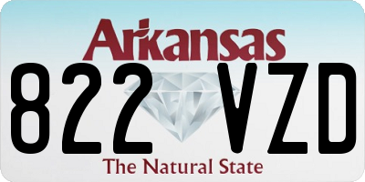 AR license plate 822VZD