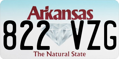 AR license plate 822VZG