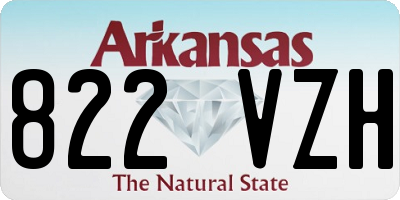 AR license plate 822VZH