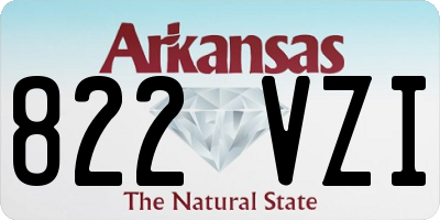 AR license plate 822VZI