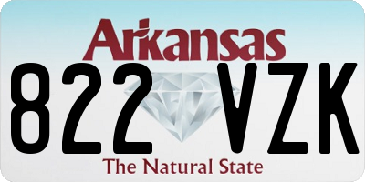 AR license plate 822VZK