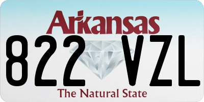 AR license plate 822VZL