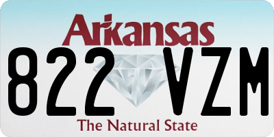 AR license plate 822VZM