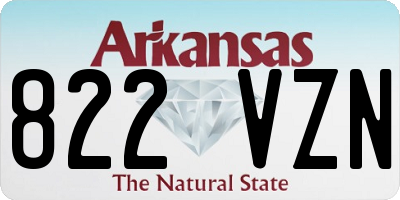 AR license plate 822VZN