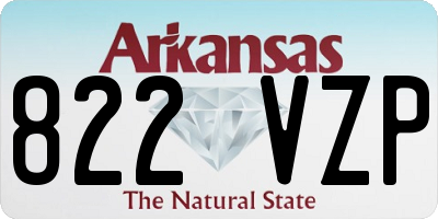 AR license plate 822VZP