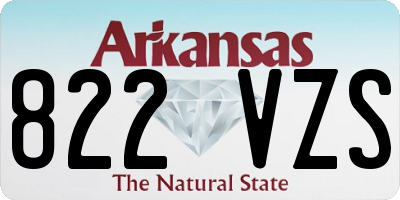 AR license plate 822VZS