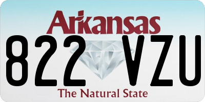 AR license plate 822VZU