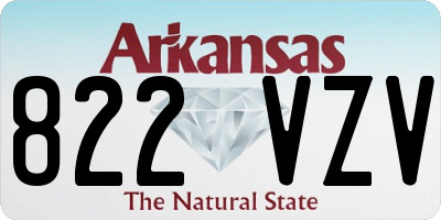AR license plate 822VZV